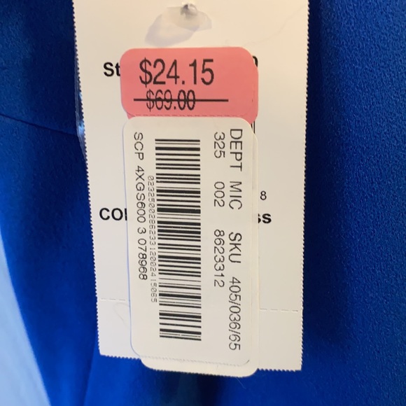 B. Darlin 3/4 blue mini dress - Picture 4 of 4